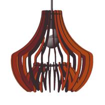 Luminária Teto tipo Pendente OÁSIS MDF - Completa Luminária Teto tipo Pendente OÁSIS MDF - Completa