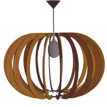 Luminária Teto tipo Pendente OLIMPÍA MDF Completa