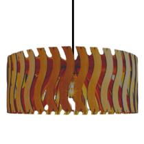Luminária Teto tipo Pendente SENNA MDF - Completa Onda
