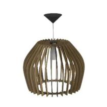 Luminária Teto tipo Pendente TROIA MDF - Completa