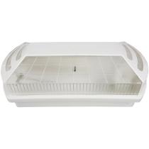 Luminária tipo Tartaruga Retangular Slim de Polimero PP