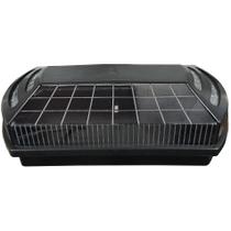 Luminária tipo Tartaruga Retangular Slim de Polimero PP E27