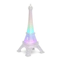 Luminária Torre Eiffel LED RGB 13cm Para Quarto Sala Escritório Com Pilhas Inclusas Luminária Torre Eiffel LED RGB 13cm Para Quarto Sala Escritório Com Pilhas Inclusas
