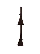 Luminária trilho de parede lotti 2 spot articulável
