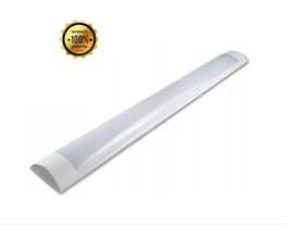 Luminária Tubular 60cm Led 18w/20w 2x9w Sobrepor Slim Calha