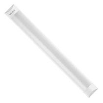 Luminaria tubular led 18w 60cm 3000k branco quente sobrepor biv