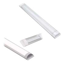 Luminária Tubular Sobrepor Spot Led Linear 20W 60Cm Bra Frio
