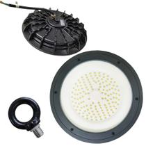 Luminaria Ufo Led 150w Highbay 160º Galpao Empresa Industrias Segurança Area Externas