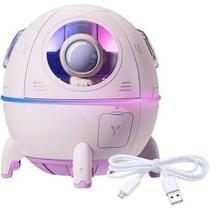 Luminaria Umidificador Astronauta Rosa Amizade Zonacriativa