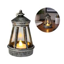 Luminária Vela LED Lamparina Decoração Luz Bateria