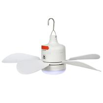 Luminária Ventilador Portátil Recarregável com Controle Remoto Camping Viagem Multiuso Bel Luminária Ventilador Portátil Recarregável com Controle Remoto Camping Viagem Multiuso Bel