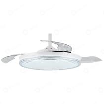 Luminária ventilidador plafon led breeze home - cristal