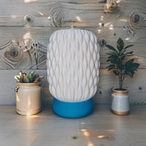 Luminária Vetra Luz Quente Lâmpada LED E27 3000K Abajur Moderno e Elegante Para Quarto Sala Muvia