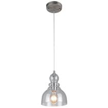 Luminária Westinghouse 6100700 Mini Pendant em níquel escovado