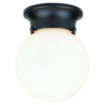 Luminária Westinghouse 6684000 Porch Black White Globe Luminária Westinghouse 6684000 Porch Black White Globe