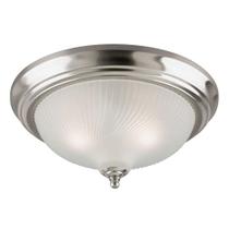 Luminária Westinghouse Flush Mount 33 cm de níquel escovado