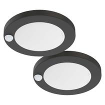 Luminária ZAGO 6" PIR Sensor 120V 15W, pacote com 2