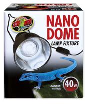 Luminária Zoo Med Nano Dome 40 Watt para répteis