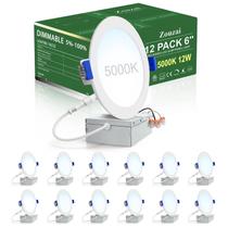 Luminária zouzai 6" LED embutida regulável 5000K 12W Luminária zouzai 6" LED embutida regulável 5000K 12W