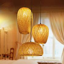 Luminária ZuKaYeHome de Bambu com 3 Cabeças Estilo Retrô Luminária ZuKaYeHome de Bambu com 3 Cabeças Estilo Retrô