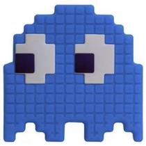 Luminaria0 Fantasma Pac Man Azul com Lampada Led Abajur de Mesa - Usare Luminarias Luminaria0 Fantasma Pac Man Azul com Lampada Led Abajur de Mesa - Usare Luminarias