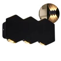 Luminárias Arandela Luxo de Parede Lâmpada Moderna 6 Fechos de Luz Interno Externo IP65 LED6W