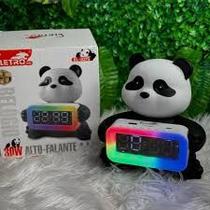 Luminárias Com Caixa De Som Urso Panda Com Relógio 30W Bivolt 110/220v Eletromex EL-1075 Luminárias Com Caixa De Som Urso Panda Com Relógio 30W Bivolt 110/220v Eletromex EL-1075