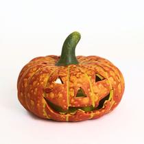 Luminárias de Abóbora em Cerâmica Três modelos Luminárias de Abóbora em Cerâmica Três modelos