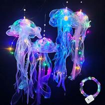 Luminárias de Água-viva Twievo, 4 Peças, Luzes LED Coloridas Luminárias de Água-viva Twievo, 4 Peças, Luzes LED Coloridas