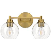 Luminárias de banheiro VONLUCE 2-Light Vanity Gold Finish