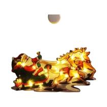 Luminárias De Natal LED Coloridas Para Pendurar, Decoração De Parede E Janela, Luzes De Sucção Para