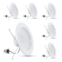Luminárias embutidas LED Feit Electric 5-6", 2000 lúmens, pacote com 6 Luminárias embutidas LED Feit Electric 5-6", 2000 lúmens, pacote com 6