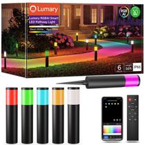 Luminarias Inteligentes para Senderos Lumary Paquete de 6 2100LM RGBAI IP65 Luminarias Inteligentes para Senderos Lumary Paquete de 6 2100LM RGBAI IP65