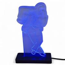 Luminárias Led Linha Proteção Cor:AzulModelo:Zé Pilintra
