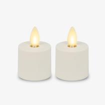 Luminárias LED recarregáveis sem chama, conjunto de 2 luminárias