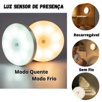 Luminárias Led Sem Fio Recarregável Lâmpada com Sensor de Presença
