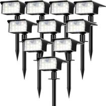 Luminarias Solares de Foco nipify Paquete de 10 con 62 LEDs Luz Blanca Fría IP65 Luminarias Solares de Foco nipify Paquete de 10 con 62 LEDs Luz Blanca Fría IP65