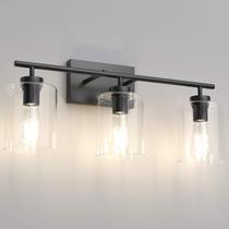Luminárias Vanity Light Aipsun 2 Lights Black Over Mirror