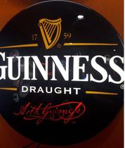 Luminoso Cerveja Guiness Preto p/ Bar boteco Churrasqueira Garagem Luminoso Cerveja Guiness Preto p/ Bar boteco Churrasqueira Garagem