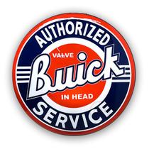 Luminoso de Parede BUICK SERVICE Decorativo Bar Garagem - Lâmpada LED Bivolt