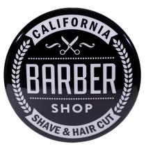 Luminoso de Parede Cerveja Barber Preto Barbearia Salão Barber Shop Retrô Vintage Bar, Garagem, Churrasqueira, Espaço Gourmet