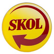 Luminoso de Parede Cerveja Skol Retrô Vintage Bar, Garagem, Churrasqueira, Espaço Gourmet