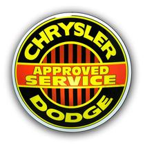 Luminoso de Parede CHRYSLER DODGE Decorativo Bar Garagem - Lâmpada LED Bivolt