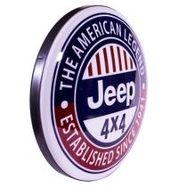 Luminoso de Parede Jeep Retrô Vintage Bar, Garagem, Churrasqueira, Espaço Gourmet