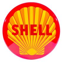 Luminoso de Parede Posto Shell Retrô Vintage Bar, Garagem, Churrasqueira, Espaço Gourmet