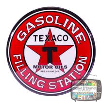 Luminoso de Parede Texaco Motor Posto de Combustível Retrô Vintage Bar, Garagem, Churrasqueira, Espaço Gourmet Luminoso de Parede Texaco Motor Posto de Combustível Retrô Vintage Bar, Garagem, Churrasqueira, Espaço Gourmet