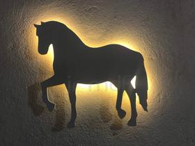 Luminoso Decorativo Cavalo Sem Fio A pilhas LED - JR MDF