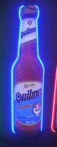Luminoso Neon e Led em Formato de Garrafa 3D com Alto Relevo e Acabamento da Cerveja Quilmes Para Decorar Bar Garagem Espaço Gourmet Luminoso Neon e Led em Formato de Garrafa 3D com Alto Relevo e Acabamento da Cerveja Quilmes Para Decorar Bar Garagem Espaço Gourmet