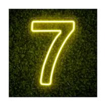 Luminoso Numero Neon Led 50 Cm Festa De 0 A 9