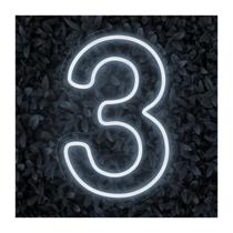 Luminoso Numero Neon Led 50 Cm Festa De 0 A 9